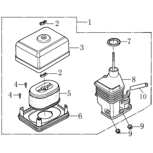 Воздушный фильтр Champion PC1345RHH